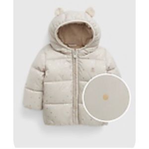 Baby Gap Sherpa-Lined Puffer Jacket, 12-18M; Used in great condition